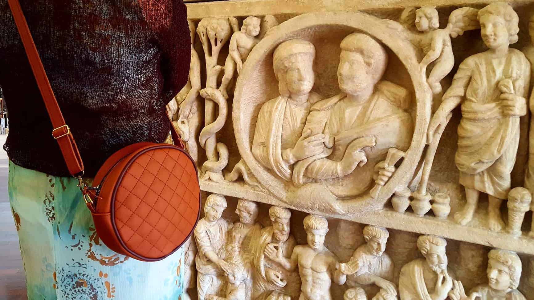 kožená crossbody GRACE